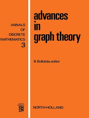 cover image of Advances in Graph Theory